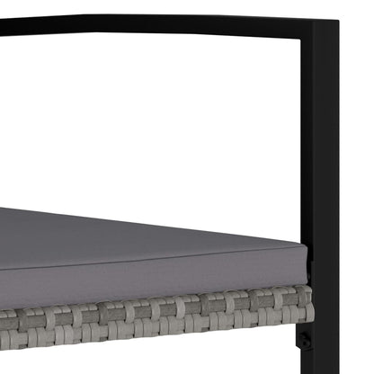 Dining Set Gray, Black