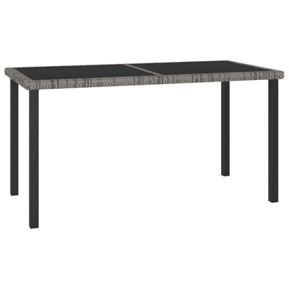 Dining Set Grey and black, grey cushions