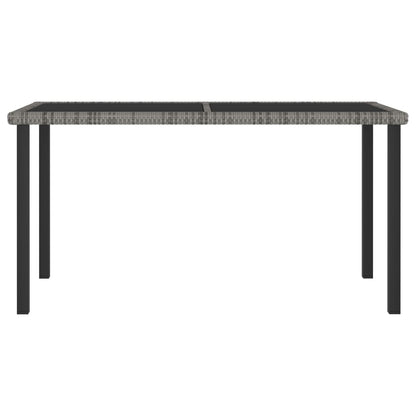 Dining Set Grey and black, grey cushions
