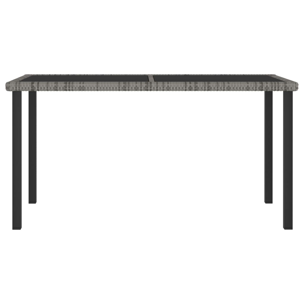 Dining Set Grey and black, grey cushions