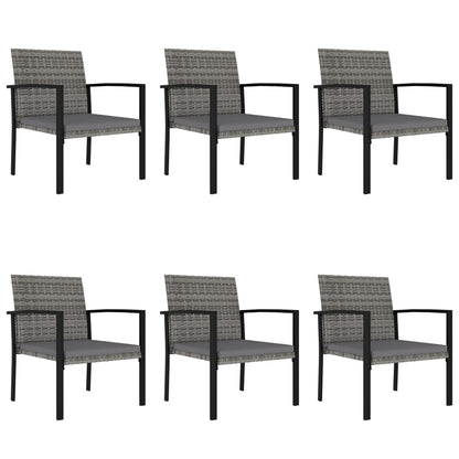 Dining Set Grey and black, grey cushions
