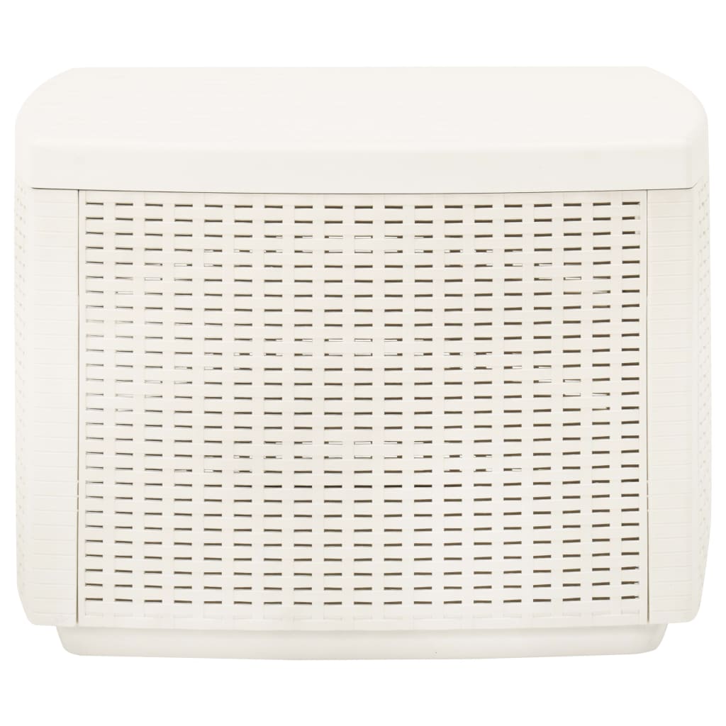 Garden Table White Plastic Compact Durable Garden Table