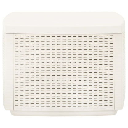 Garden Table White Plastic Compact Durable Garden Table