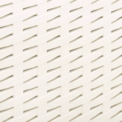 Garden Table White Plastic Compact Durable Garden Table