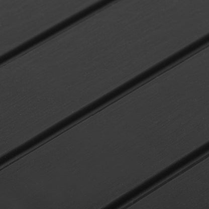 Garden Table Grey Plastic Lightweight Garden Table Square