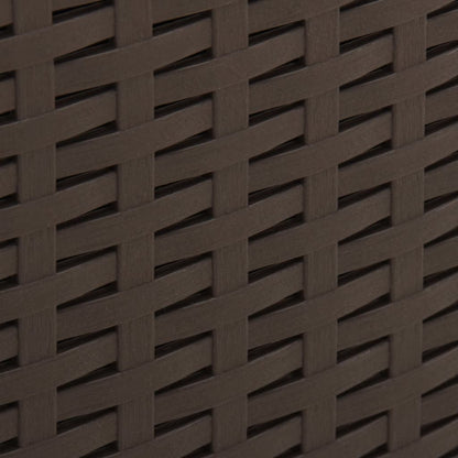 Garden Table Mocha Plastic Medium Lightweight Garden Table