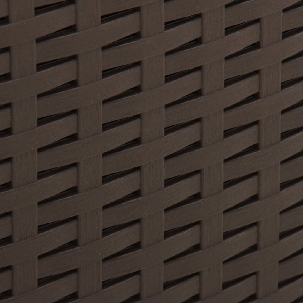 Garden Table Mocha Plastic Medium Lightweight Garden Table