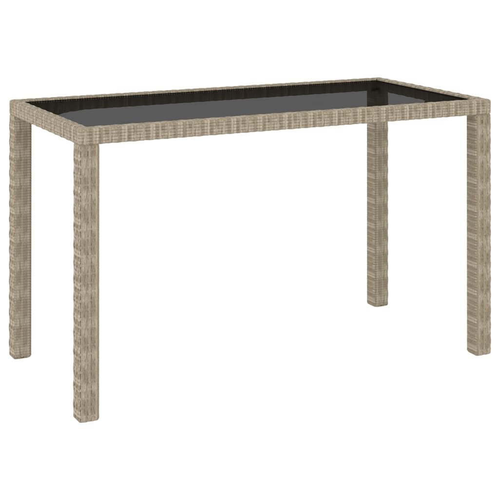 Patio Dining Set Set of 6 Beige, Cream