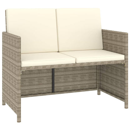 Patio Dining Set Set of 6 Beige, Cream