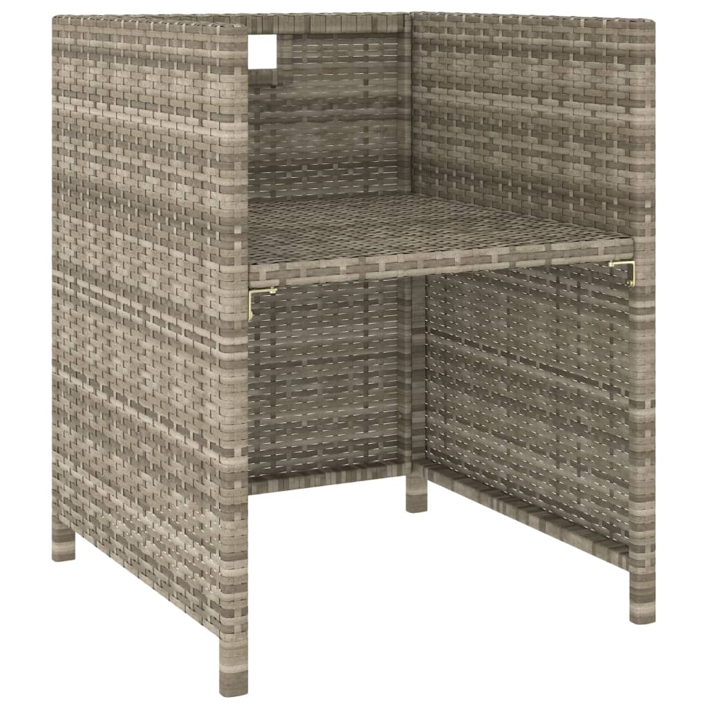 Patio Dining Set Set of 6 Beige, Cream