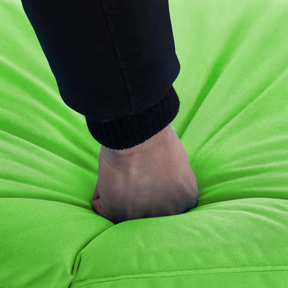 Sunlounger Green Oxford Fabric Full Length Foldable Waterproof