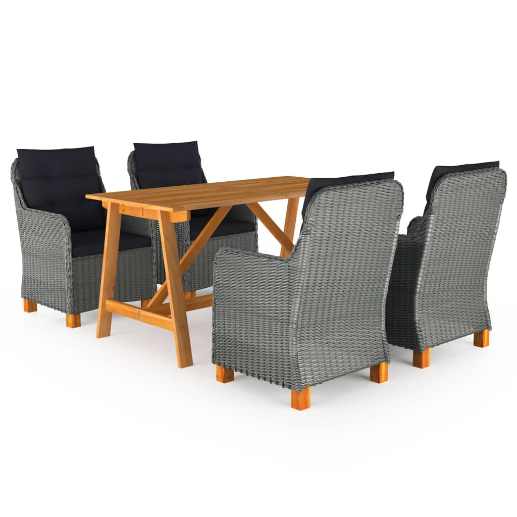 Dining Set Light Grey