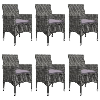 Dining Set Grey, Dark Grey