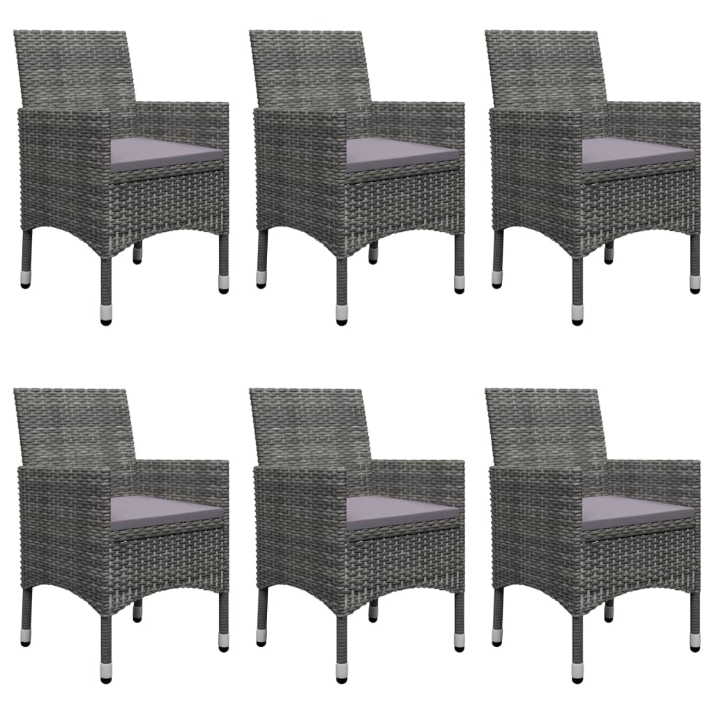 Dining Set Grey, Dark Grey