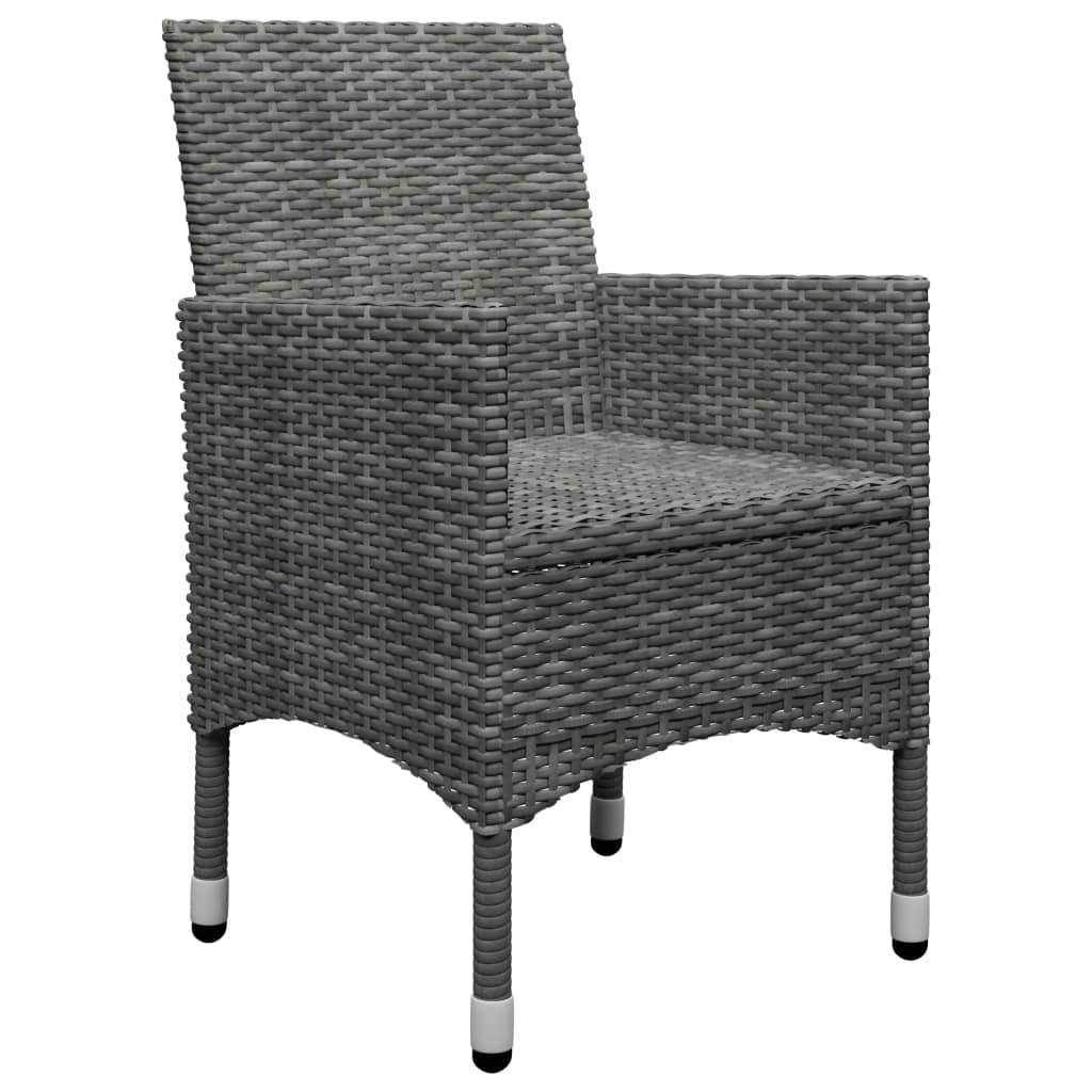Dining Set Grey, Dark Grey