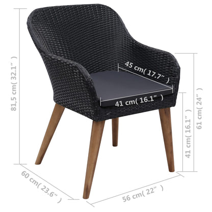 Dining Set Black