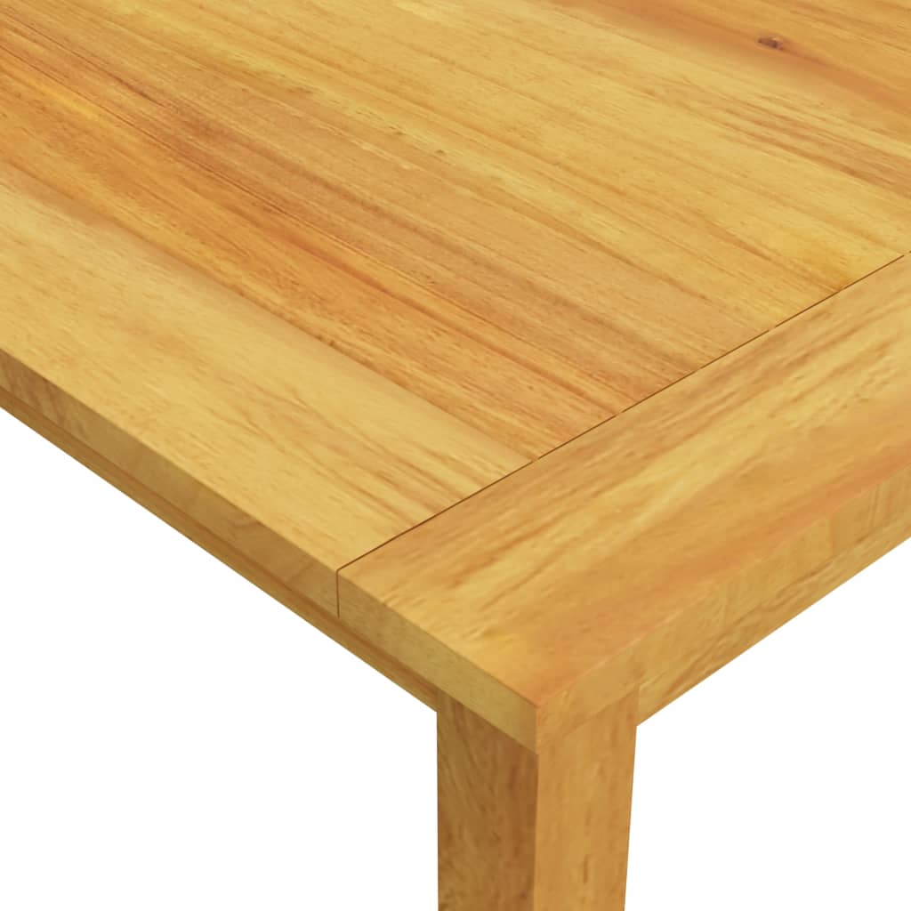Dining Set Brown Solid acacia wood Large Durable Dining Set