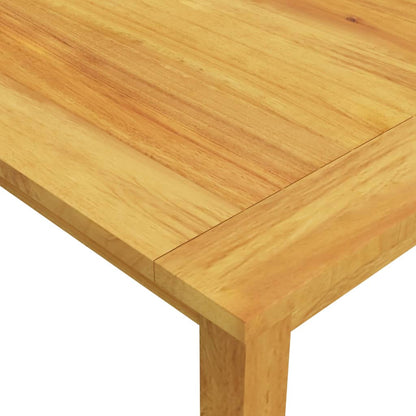 Dining Set Brown Solid acacia wood Large Durable Dining Set