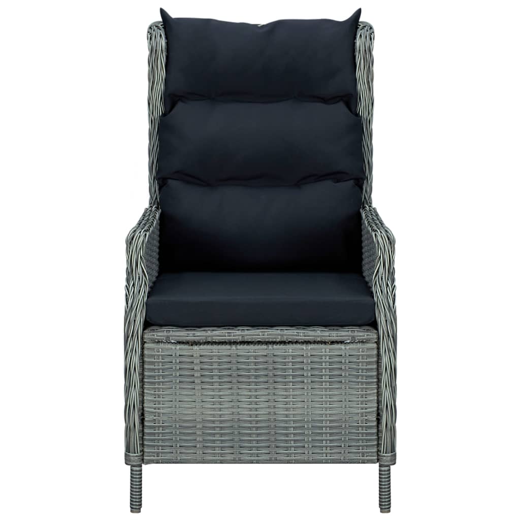 Dining Set Light Grey, Black (Cushions)