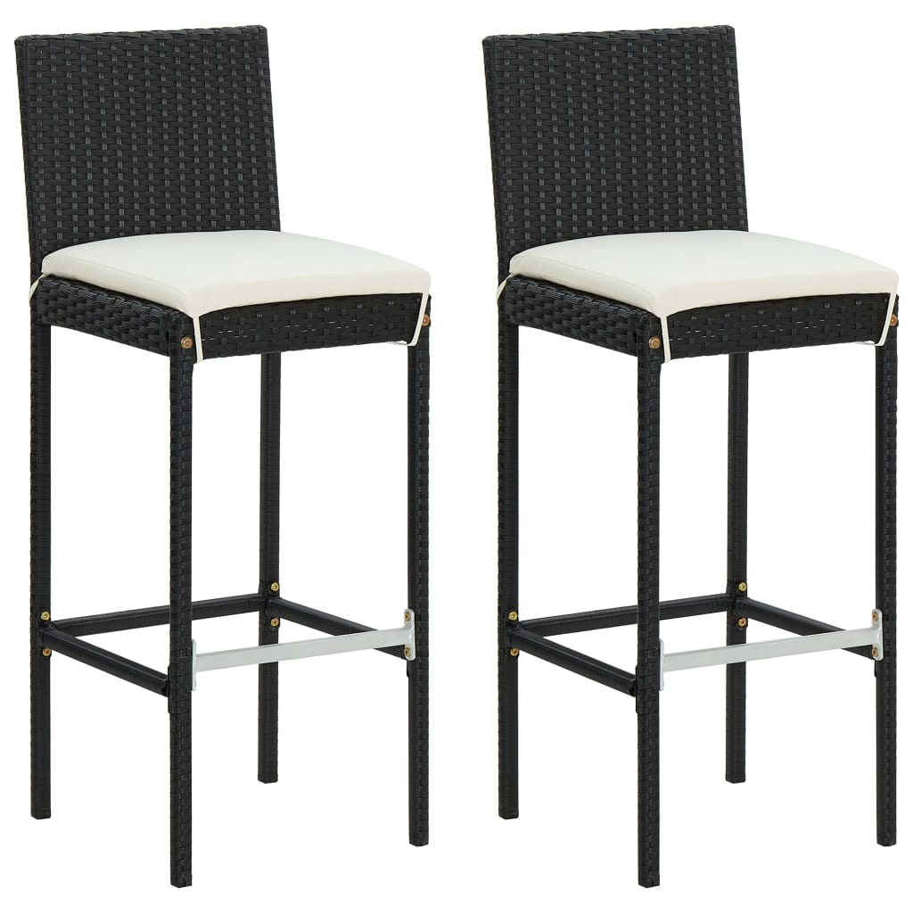 Garden Bar Set Black, Cream