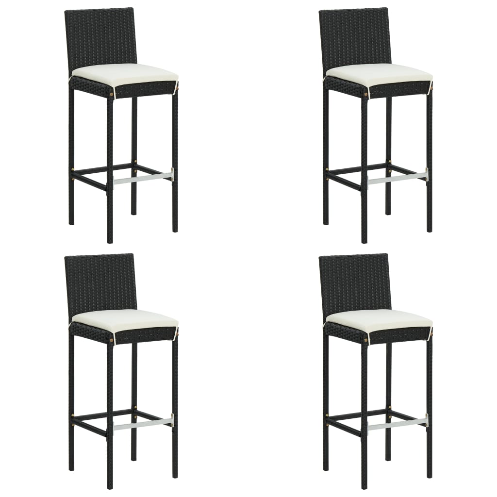 Garden Bar Set Black, Cream