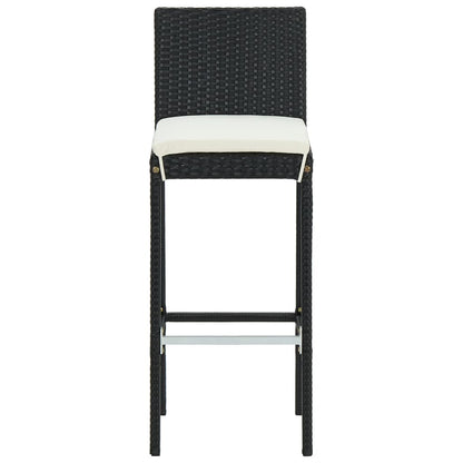 Garden Bar Set Black, Cream
