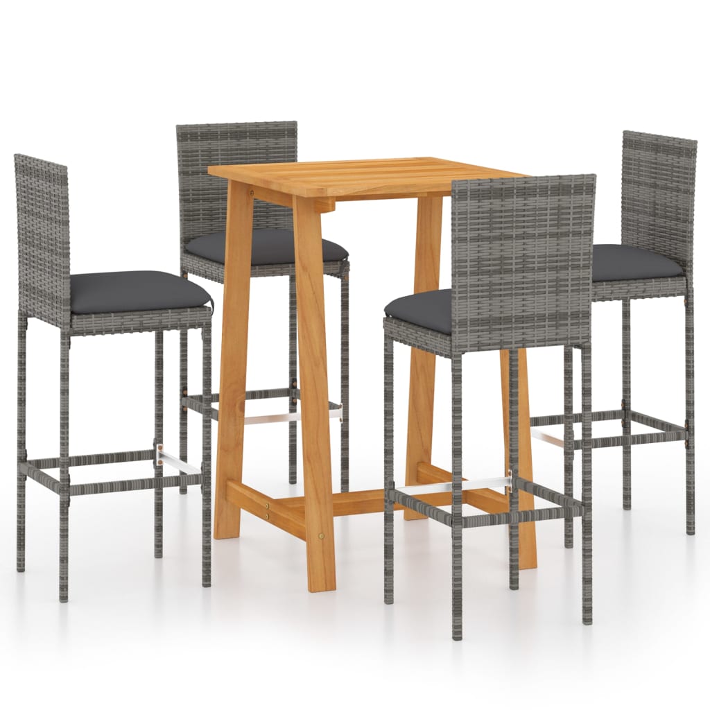 Garden Bar Set Grey
