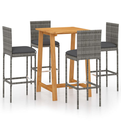 Garden Bar Set Grey