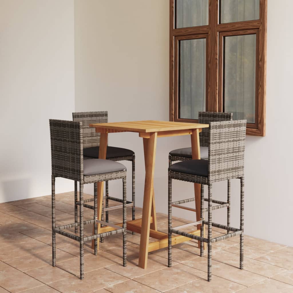 Garden Bar Set Grey