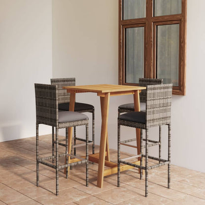 Garden Bar Set Grey