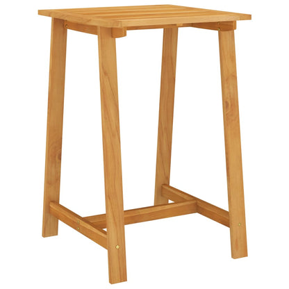Garden Bar Set Black Solid Acacia wood 3 Piece Set