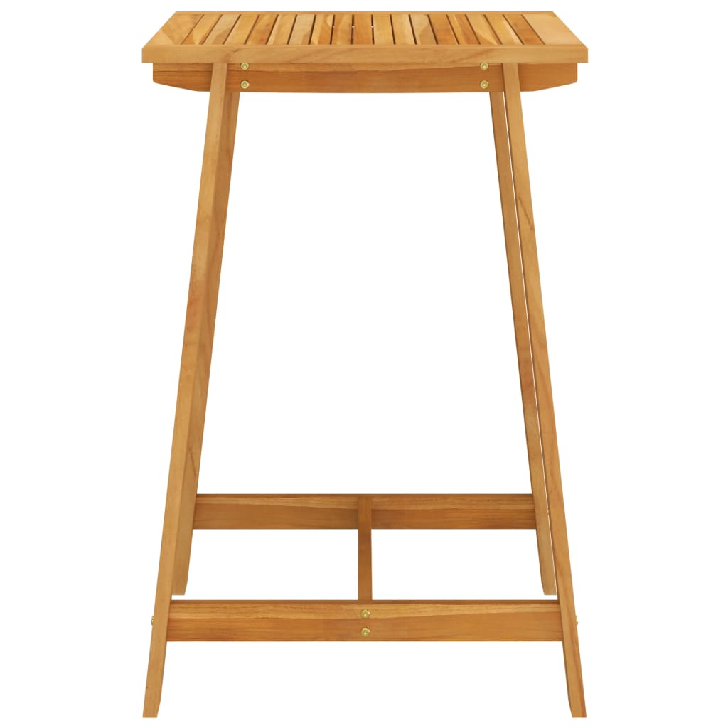 Garden Bar Set Grey Acacia wood Standard Removable Covers