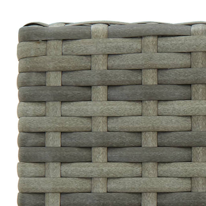 Garden Bar Set Grey, Natural Wood