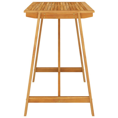Garden Bar Set Black Solid Acacia wood Medium Durable
