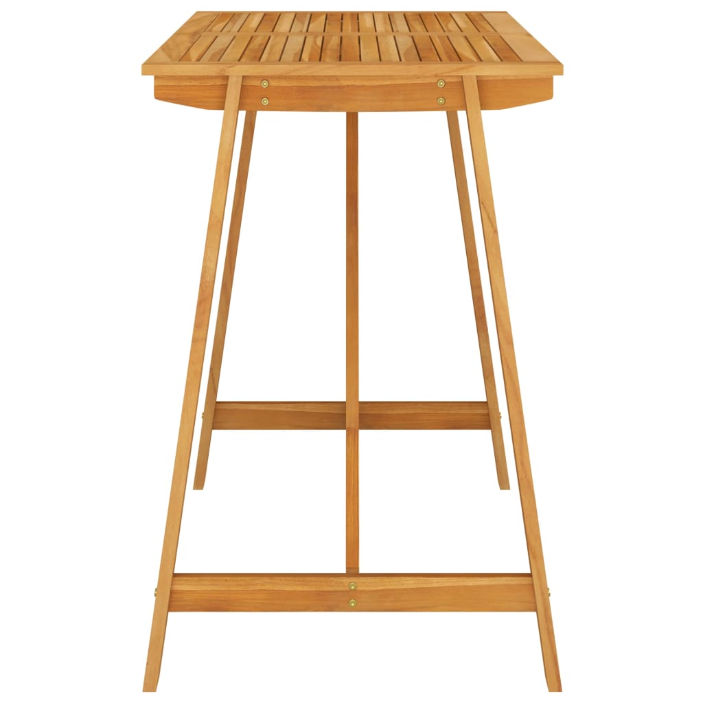 Garden Bar Set Brown Solid acacia wood 5 Piece Set Durable
