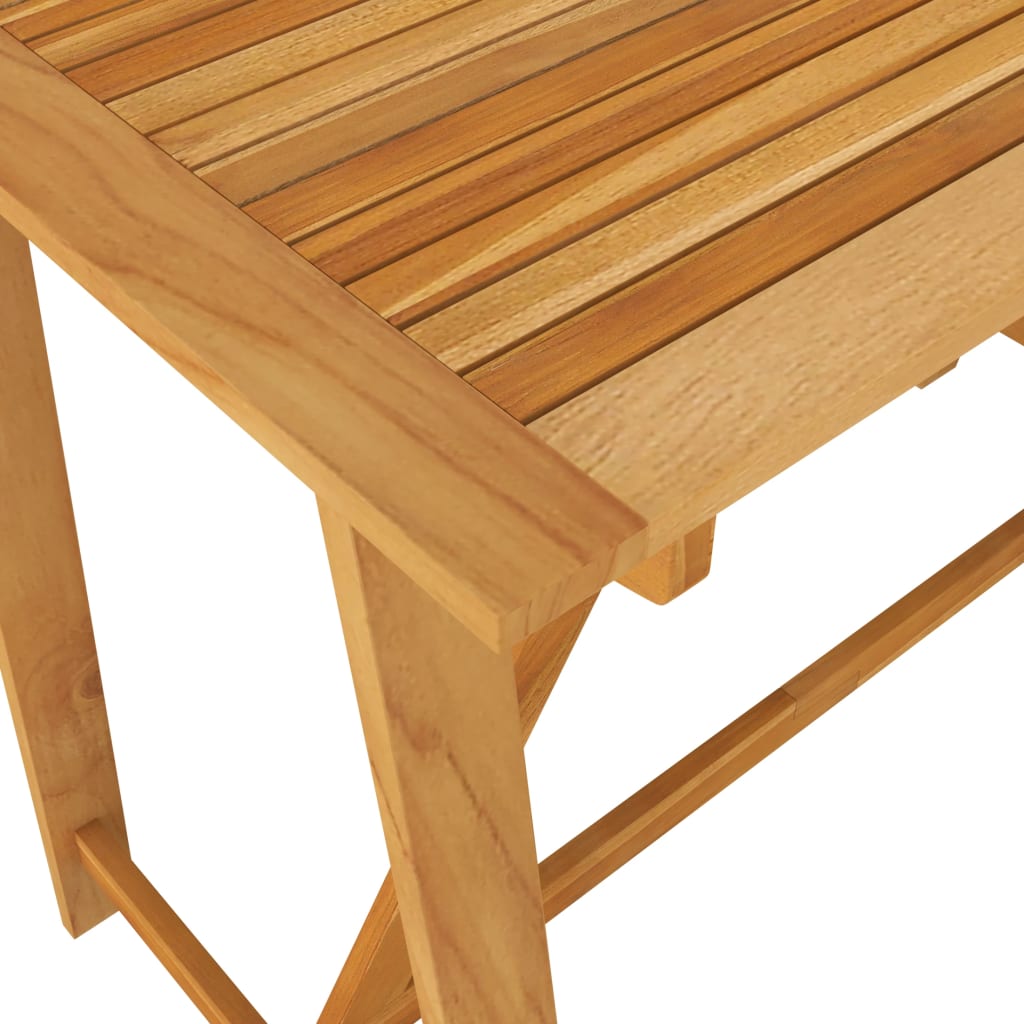 Garden Bar Set Brown Solid acacia wood 5 Piece Set Durable