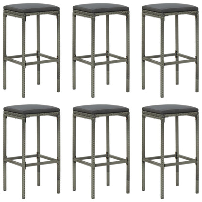Garden Bar Set Gray and Anthracite Solid Acacia wood Large