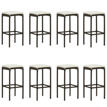 Garden Bar Set Brown, Cream