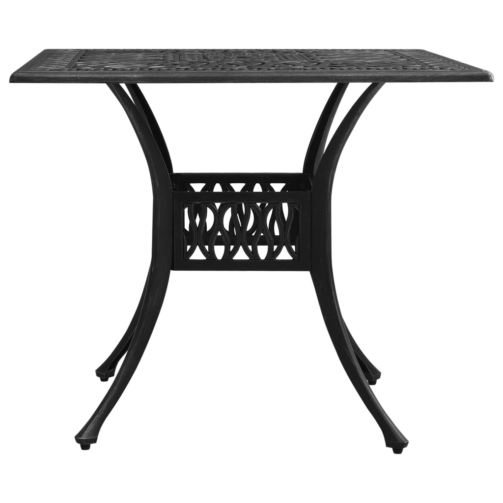 Bistro Set Black Cast aluminum Small Durable Bistro Set Round