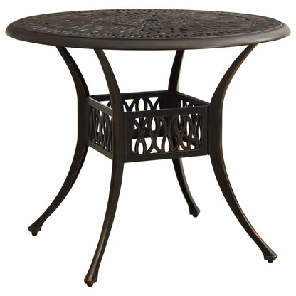 Bistro Set Bronze Cast aluminum Medium Durable Bistro Set
