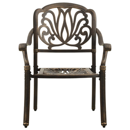 Bistro Set Bronze Cast aluminum Standard Bistro Set Round