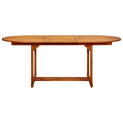Dining Set Grey Solid Acacia wood, PE Rattan Standard Durable