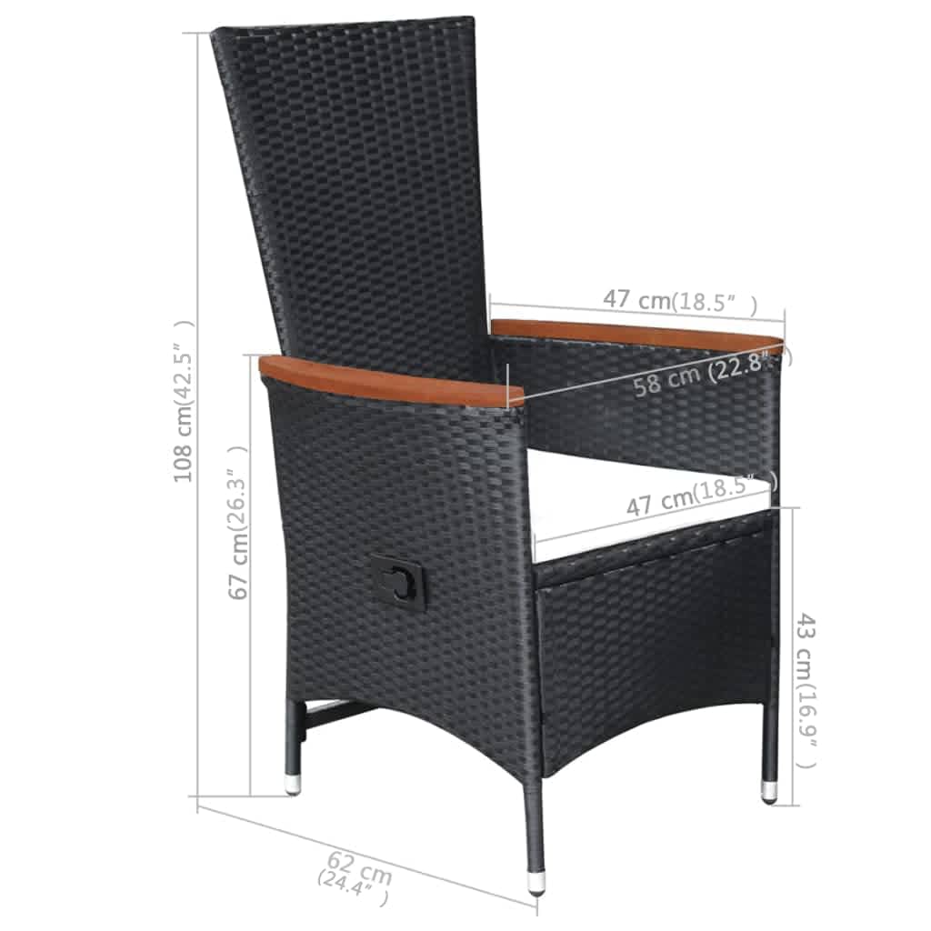 Dining Set Black