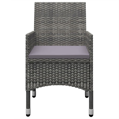 7 Piece Patio Dining Set Gray