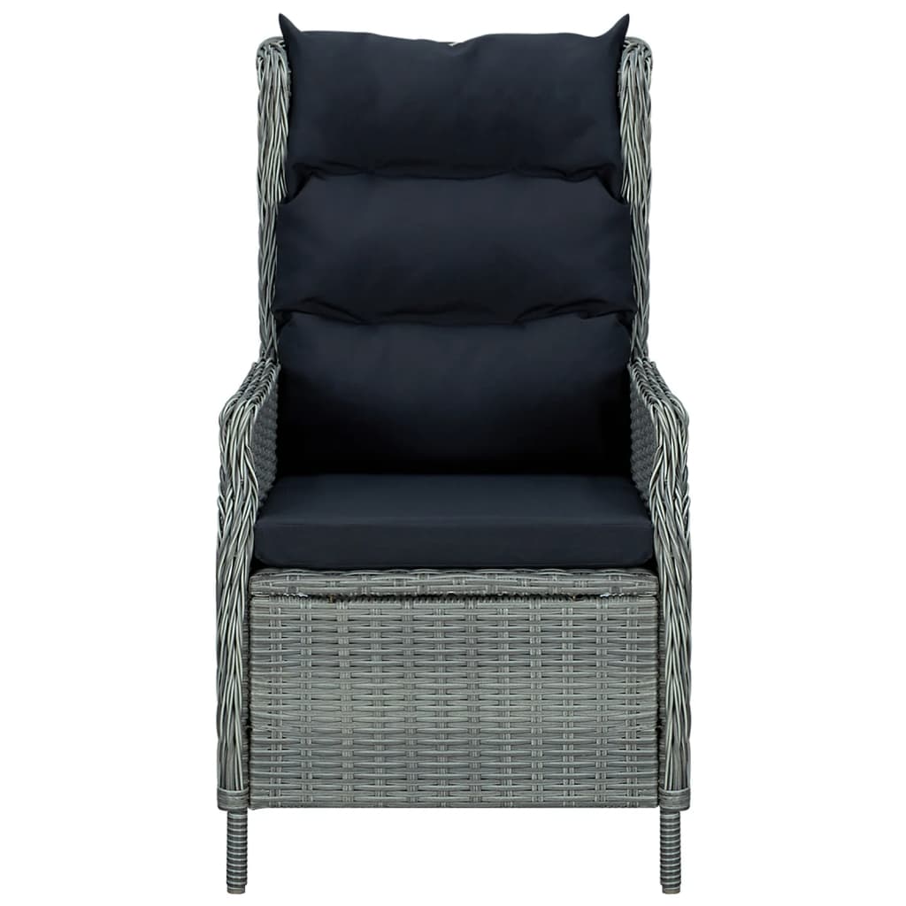 7 Piece Patio Dining Set Light Gray
