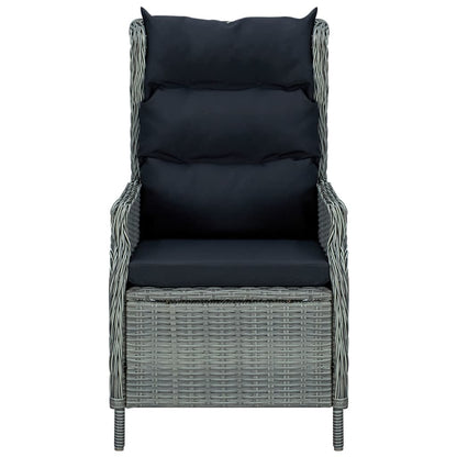 5 Piece Patio Dining Set Light Gray