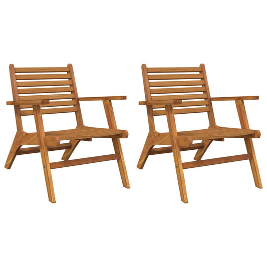 Garden Chair Brown Solid acacia wood Standard Durable