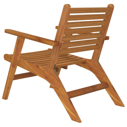 Garden Chair Brown Solid acacia wood Standard Durable