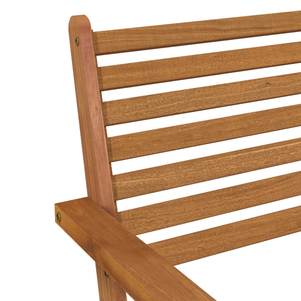 Garden Chair Brown Solid acacia wood Standard Durable