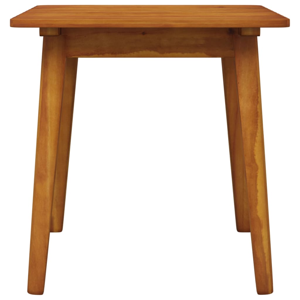 Bistro Set Brown Solid acacia wood Medium Collapsible